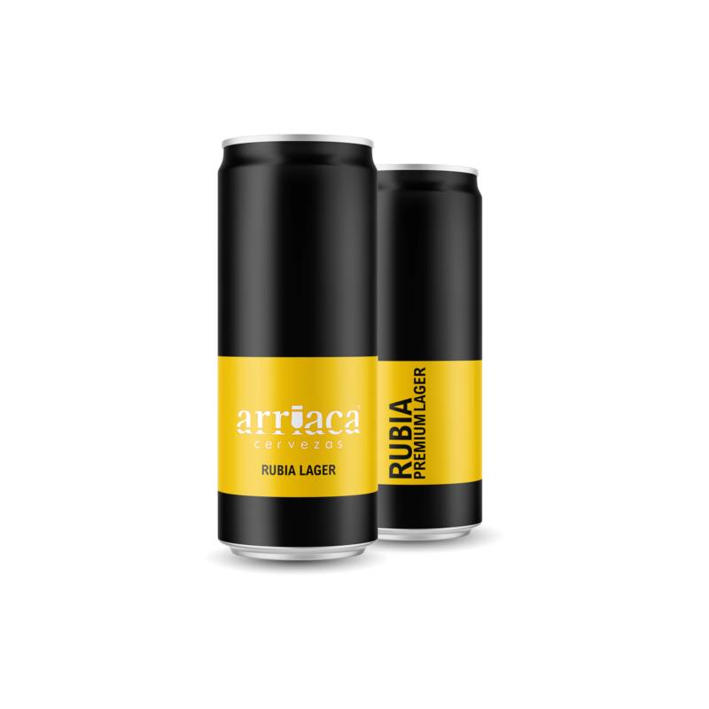 Arriaca rubia lager lata