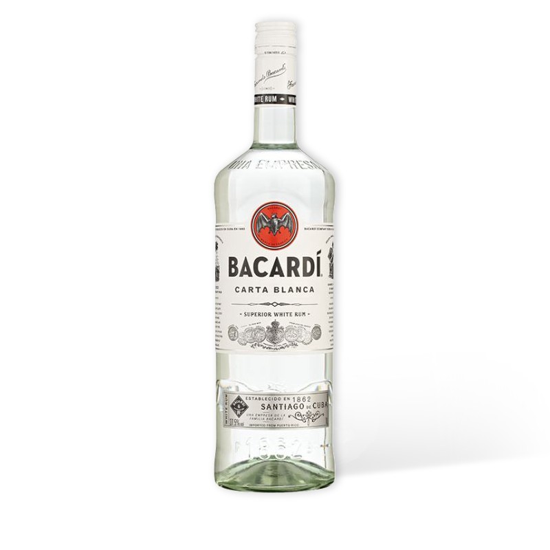 BACARDI Carta Blanca 37.5% 1.00 L