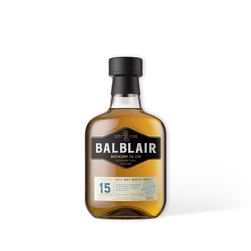Balblair 15 años Highland single malt whisky
