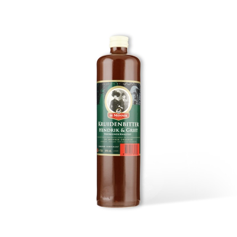 HENDRIK & GRIET Herbal Bitter stoneware bottle 0.70 L
