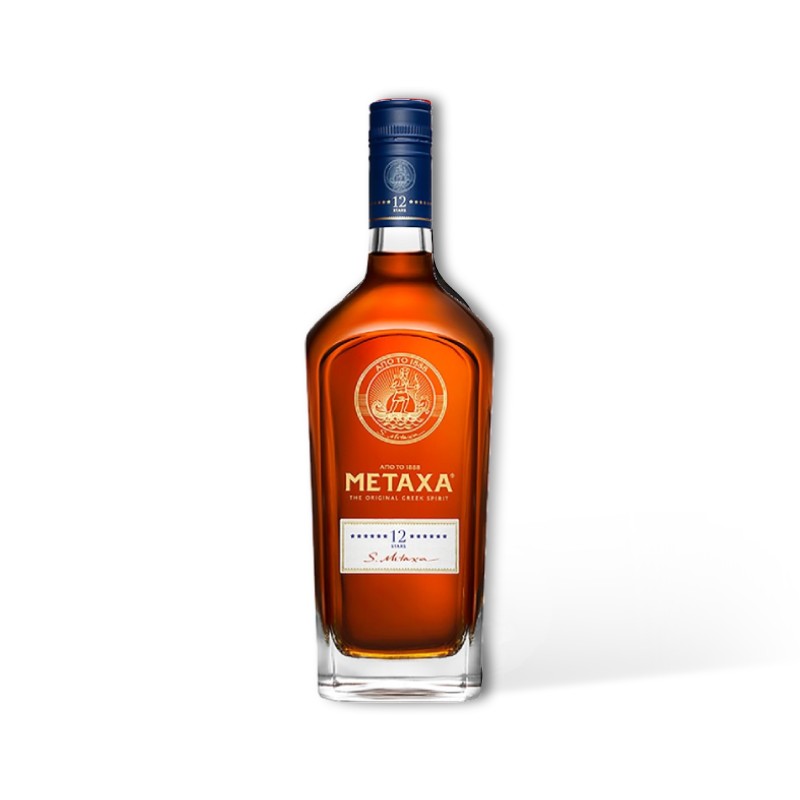 METAXA Brandy 12 estrellas 0,70 l
