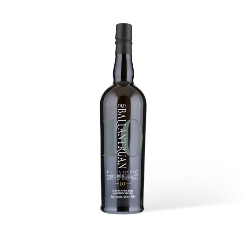 OLD BALLANTRUAN 10YO Speyside Single Malt Peated 0.70 L.