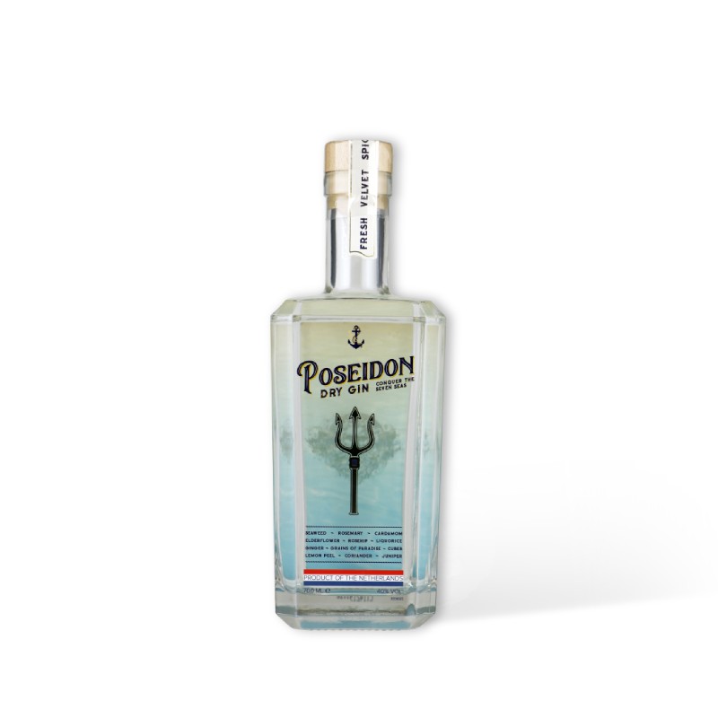 POSEIDON Dry Gin 0.70 ltr.+ information booklet