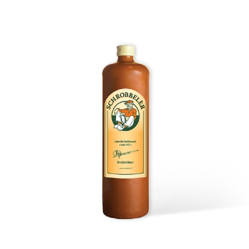 SCHROBBELER Herbal Liqueur stoneware bottle 0.70 L