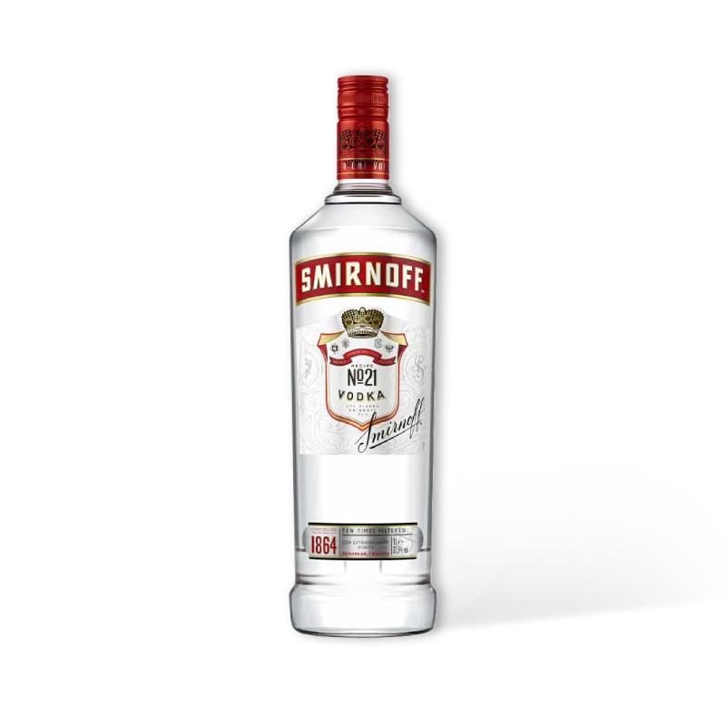 SMIRNOFF Vodka No 21 red 1,0 ltr.