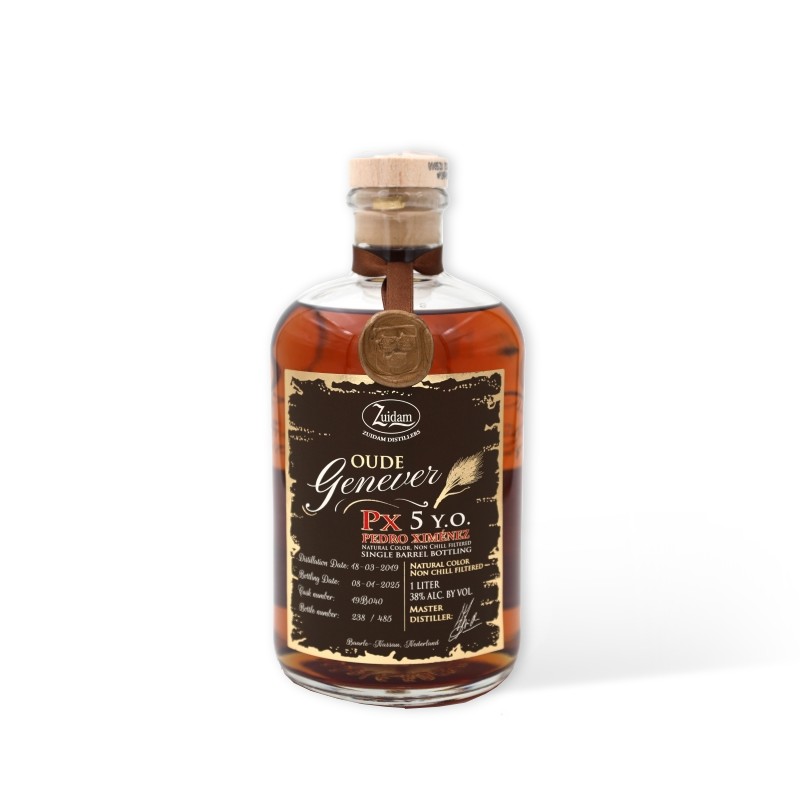 ZUIDAM Old Genever 5YO PX Single Barrel 1.0 ltr