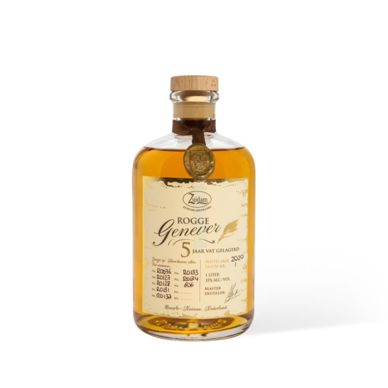 ZUIDAM Genever de centeno 5 años 1,0 ltr.