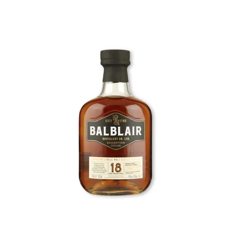 BALBLAIR 18YO Highland Single Malt Whisky 0,70 l