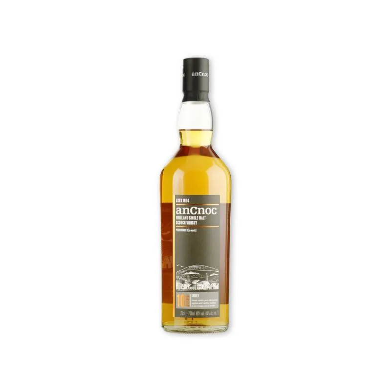 anCnoc 10 años peated single malt
