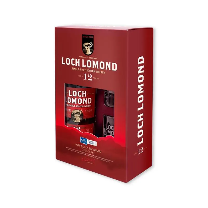 LOCH LOMOND 12YO Gift Pack 0.70 L + 2 glasses