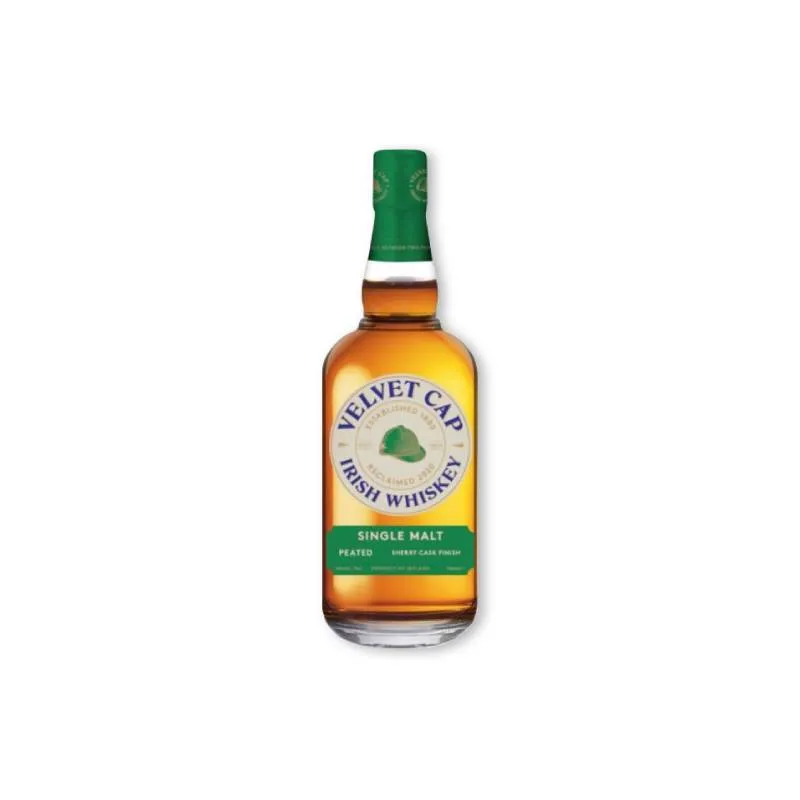 VELVET CAP Peated Single Malt Whiskey in tube 0.70 L
