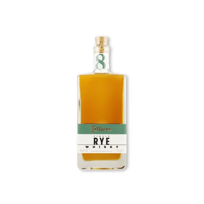 FILLIERS Single Rye Whisky 8 años 46,5% 0,50 l