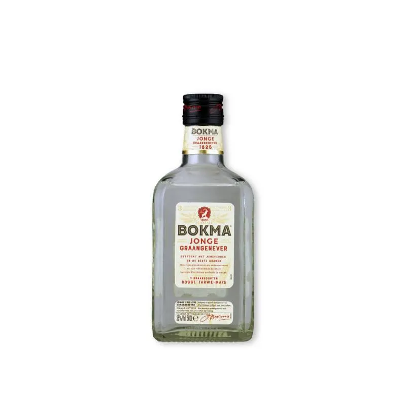 BOKMA Young Genever square bottle 0.50 ltr