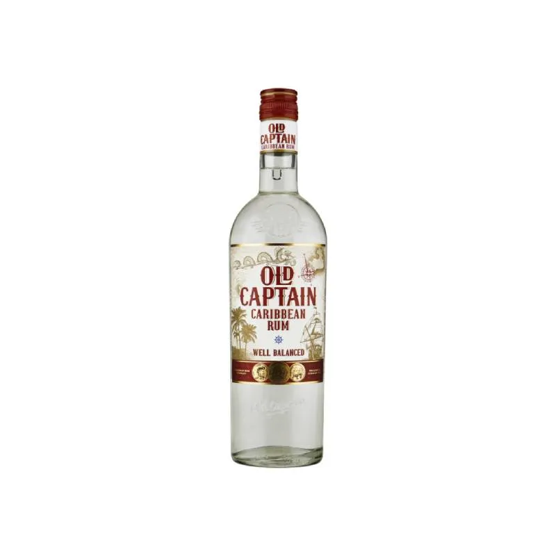 Old Captain ron caribeño blanco 70cl