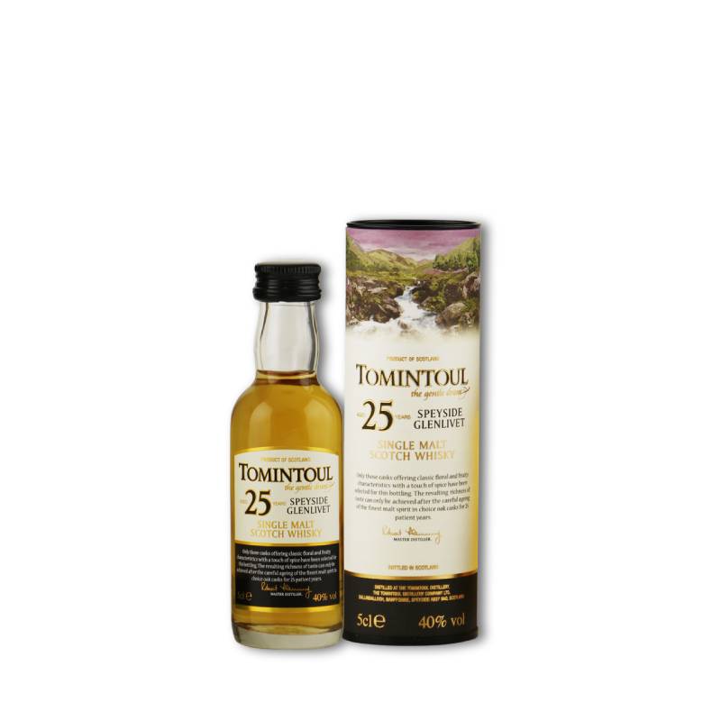 TOMINTOUL 25YO Miniature