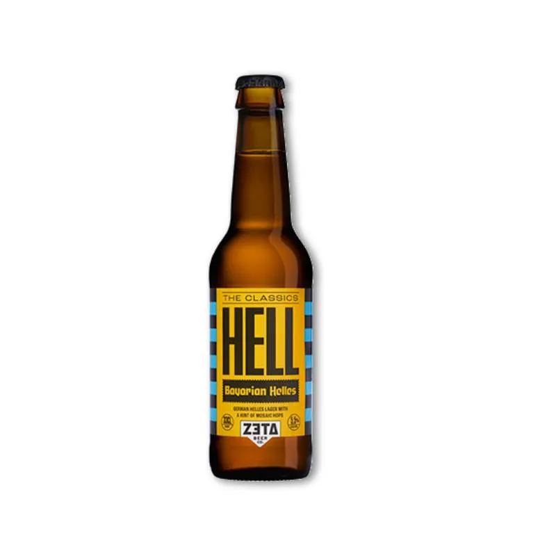 Zeta Cerveza, Hell blik 5,5% alc.