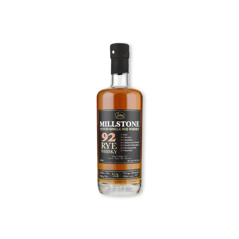 ZUIDAM Millstone Rye 92 0.70 L.