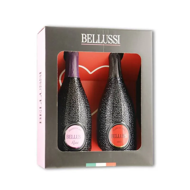 BELLUSSI Giftbox 2 bottle - Cuvee Prestige & Prosecco Rose