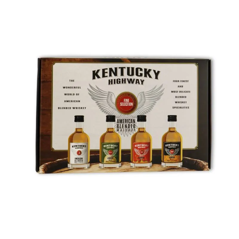 KENTUCKY HIGHWAY Whiskey pack 4x5 cl