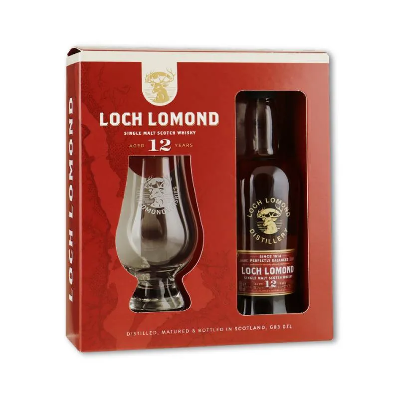 Loch Lomond 12 years + glass