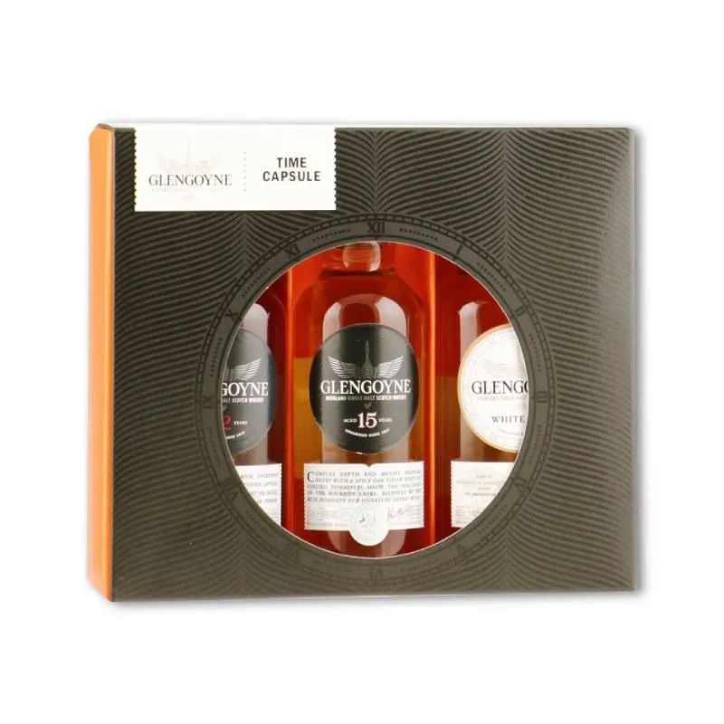 GLENGOYNE 'time keeper' giftpack 3x5 cl (12YO/15YO/White Oak)